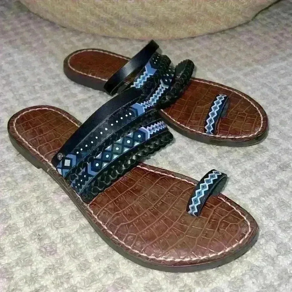 Sam Edelman Aztec embellished sandals - Picture 1 of 8